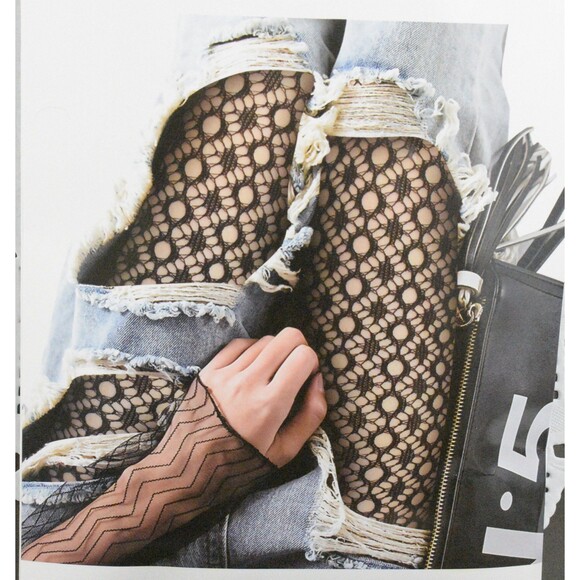 Ladies Fishnet Tights Socks - Black Fishnet Pantyhose Clothing Hosiery Tights - Picture 2 of 6